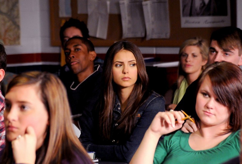 Elena en classe